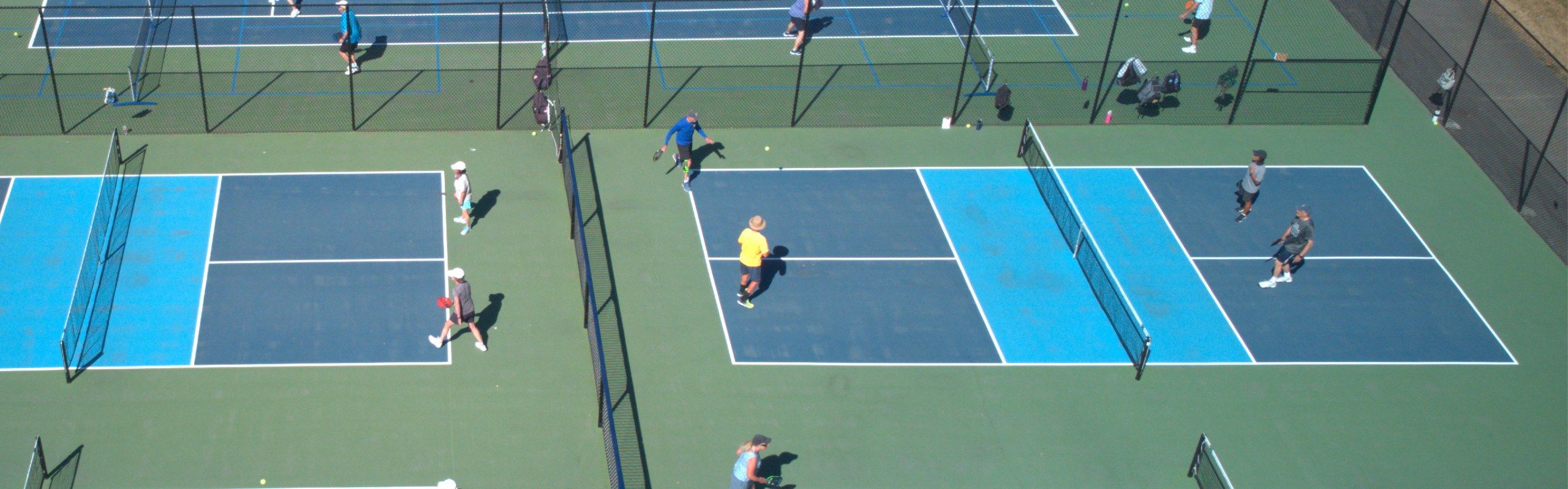 Oceanside Pickleball players playing on the courts Registration